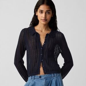 Gap x Doen NWT Linen Blend Cardigan
